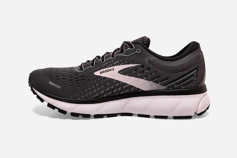 Brooks Ghost 13 Road Loopschoenen Dames - Zwart/Roze - 263908DQI